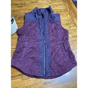 MARMOT Purple POLYESTER FULL ZIP TWO FRONT ZIP POCKETS VEST SIZE S/P